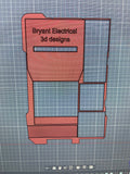 Brother E560 printer insert for the Milwaukee large deep organiser