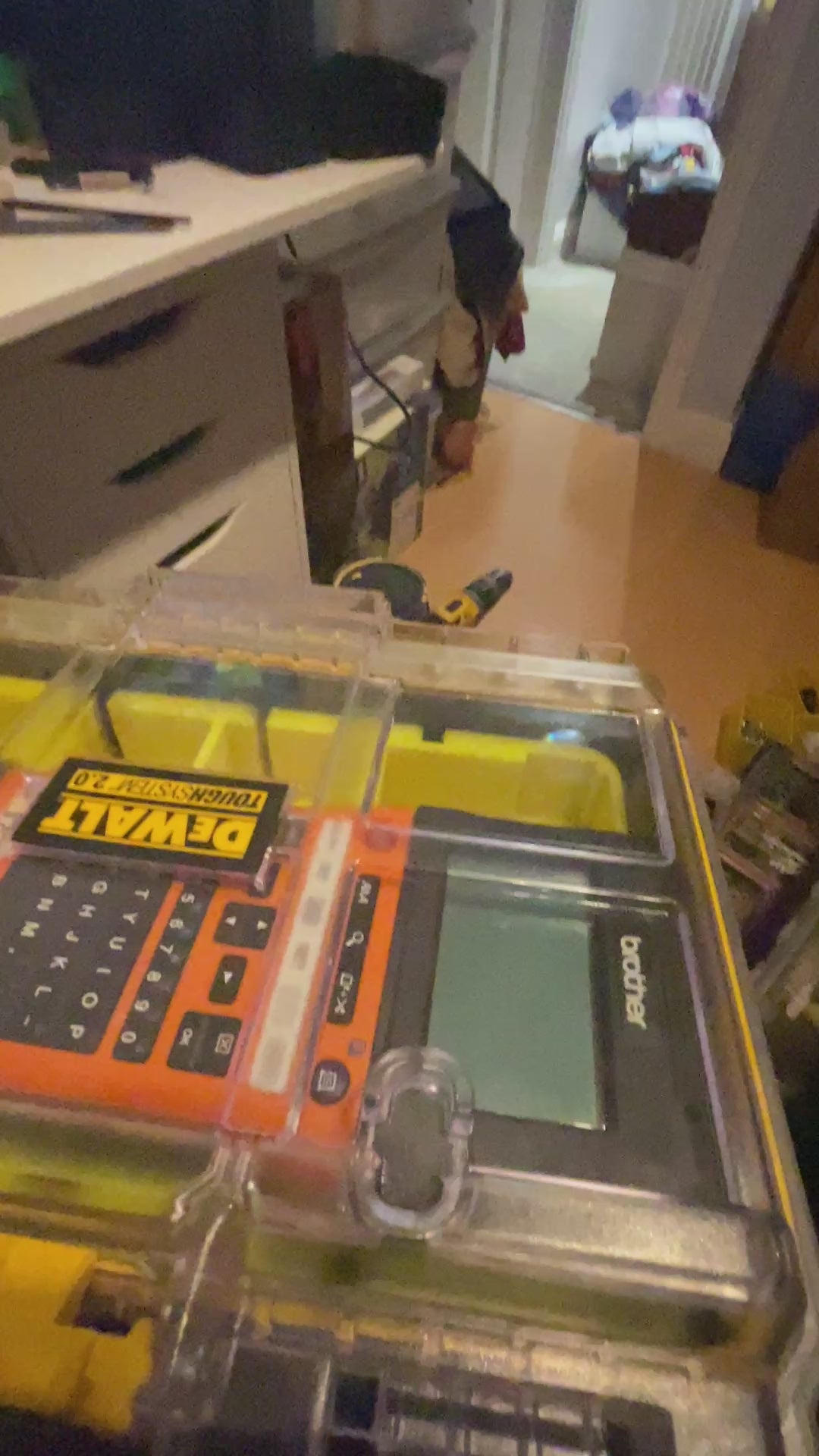 Brother E550W insert for the Dewalt tough system 2.0